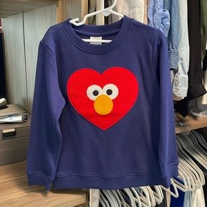 NWOT Hanna Andersson Elmo Heart Sweater US5